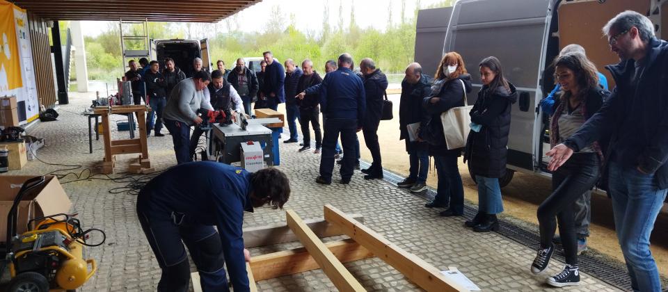Jornada en País Vasco de construcción con madera. 22 y 23 abril 2022